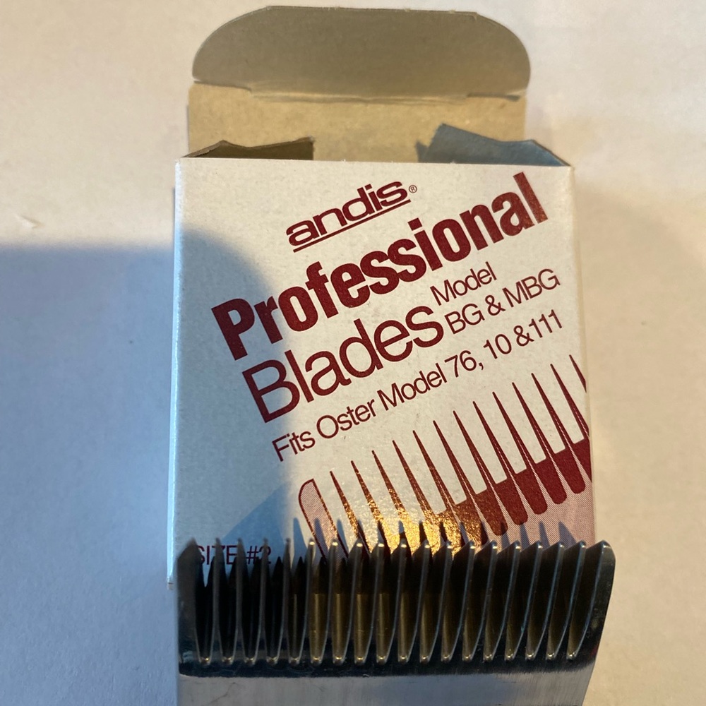 Andis Clipper Blades Model BG & MBG Size 1-1/2 - Picture 3 of 3